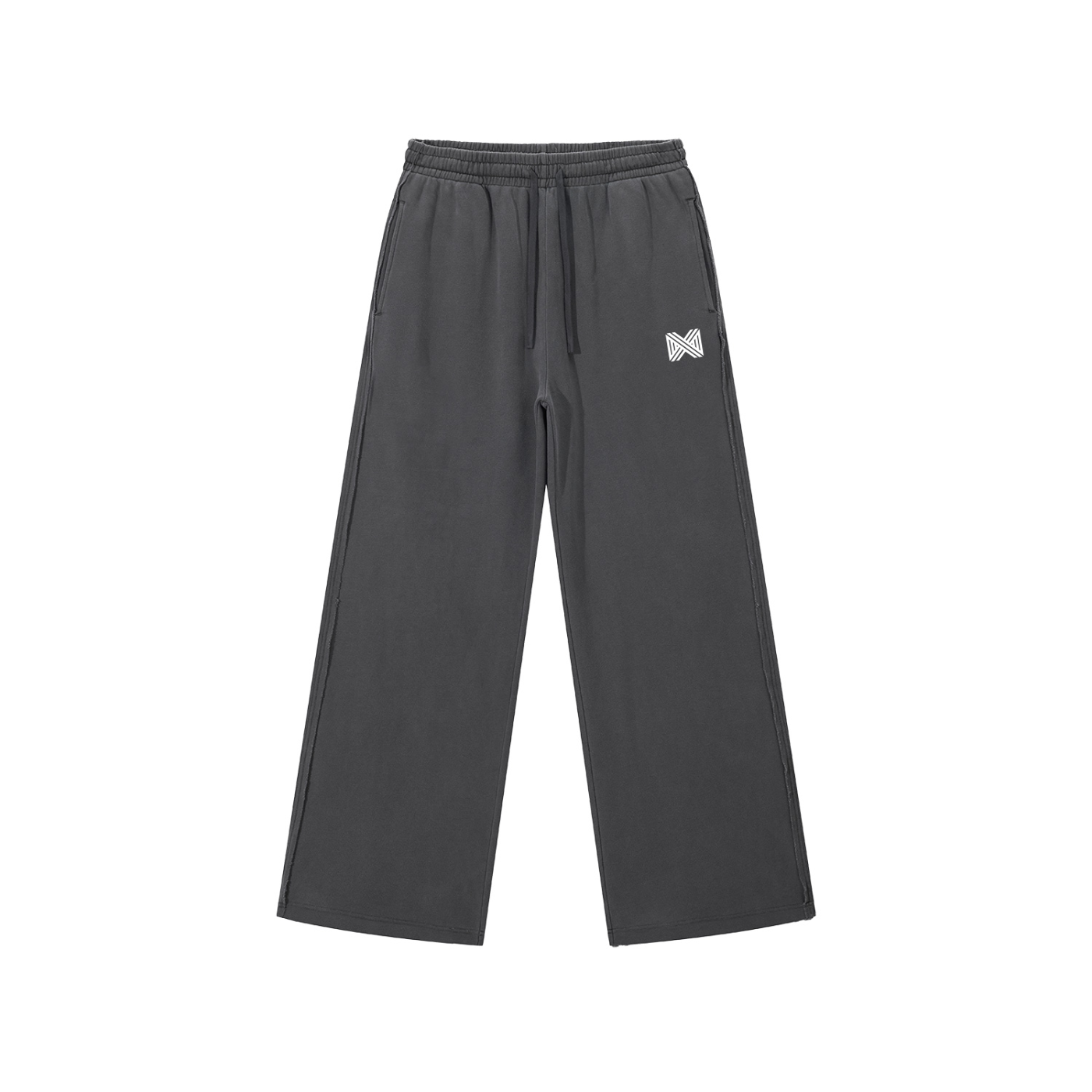 Snow Washed Raw Edge Sweatpants